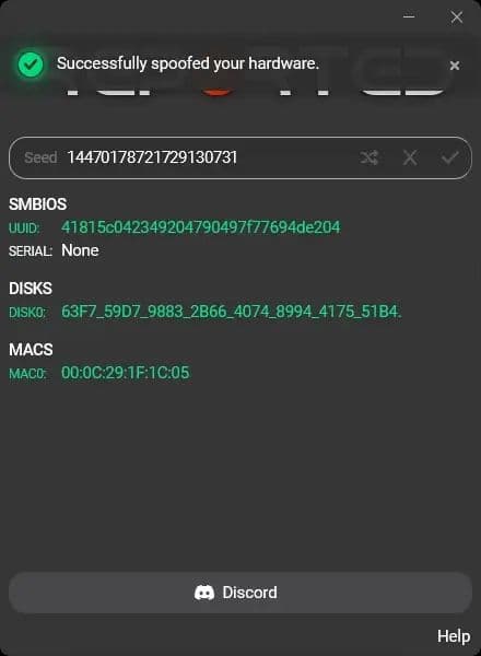 REPORTED SPOOFER — HWID Spoofer